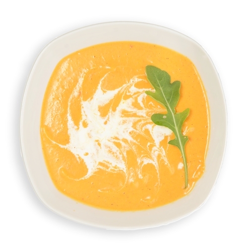 Крем-суп с тыквой и сыром
